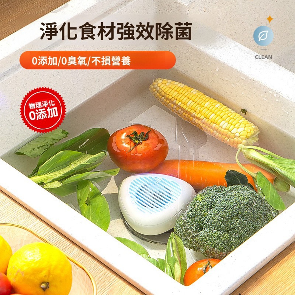 【Quality 聚家】無線果蔬淨化器 食材清洗機 農藥殘留降解 洗菜機 肉類海鮮淨化(電解淨化/食材淨化)
