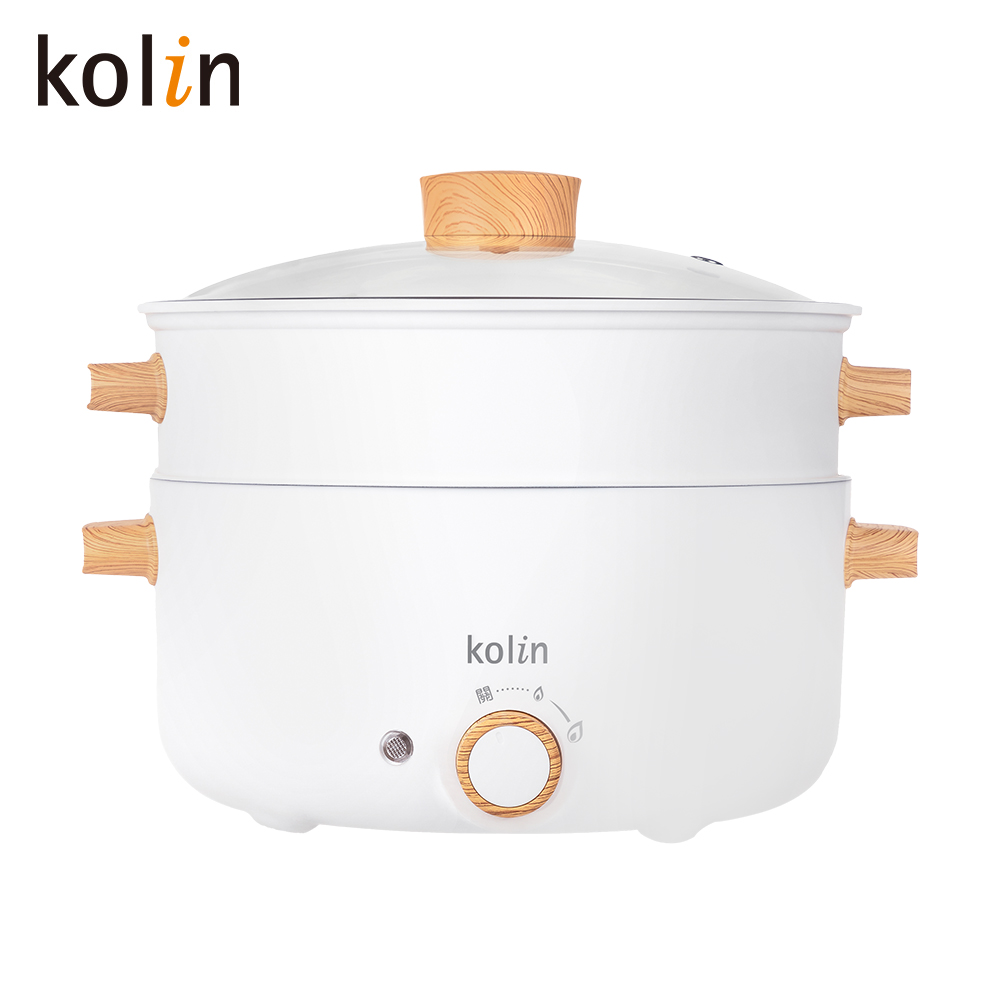 KOLIN 歌林 3L多功能蒸煮料理鍋 KHL-SD2366-霜皚白