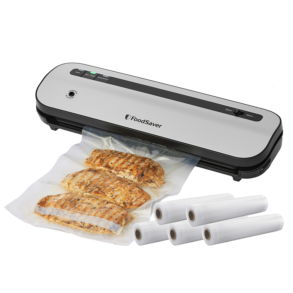 FoodSaver 【五鮮級】真空保鮮機VS1230(真空機/包裝機/封口機)+真空卷5入