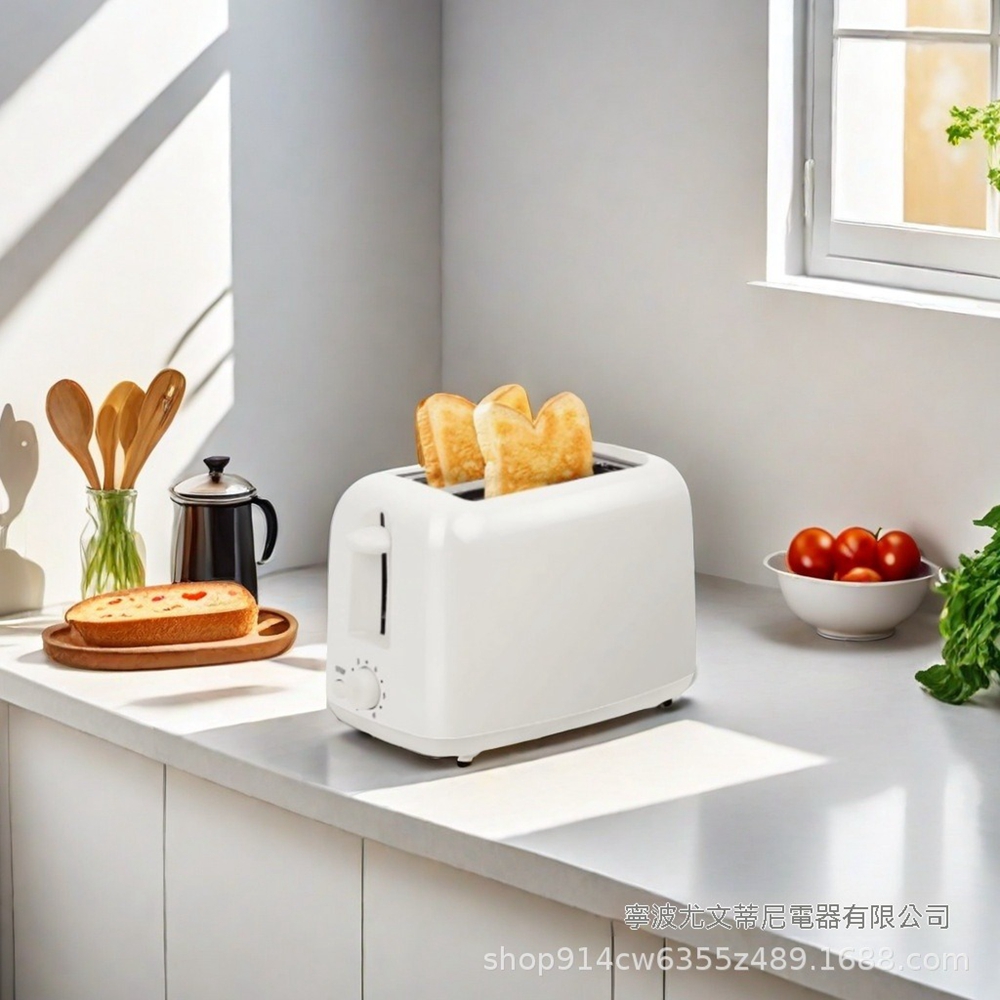 【Quality 聚家】面包機 2片吐司機 解凍烘烤機器 早餐機 家用烤面包機（自動彈出/650W功率）