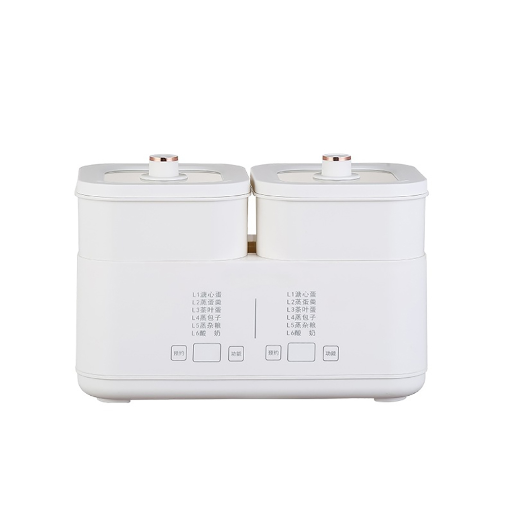 WOG 窩居 110V鴛鴦煮蛋器 多功能煮蛋器 自動斷電蒸蛋器 家用早餐煮蛋機 雙膽蒸蛋器 煮蛋神器