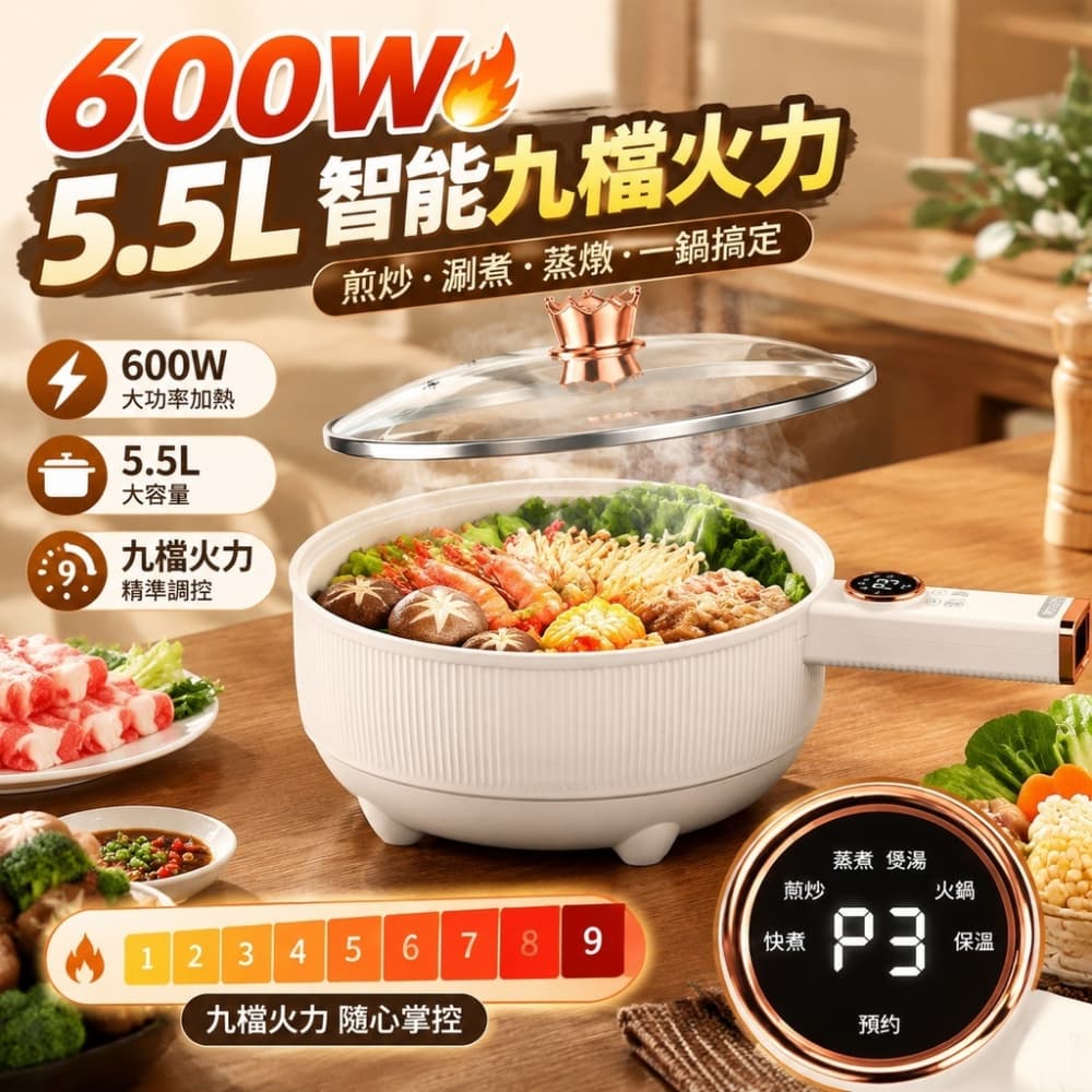 【森百諾】電磁爐 電炒鍋 一體鍋 烹飪爐 料理鍋 電煮鍋 煎鍋 炒鍋 火鍋爐 煎炒鍋 220V 配變壓器