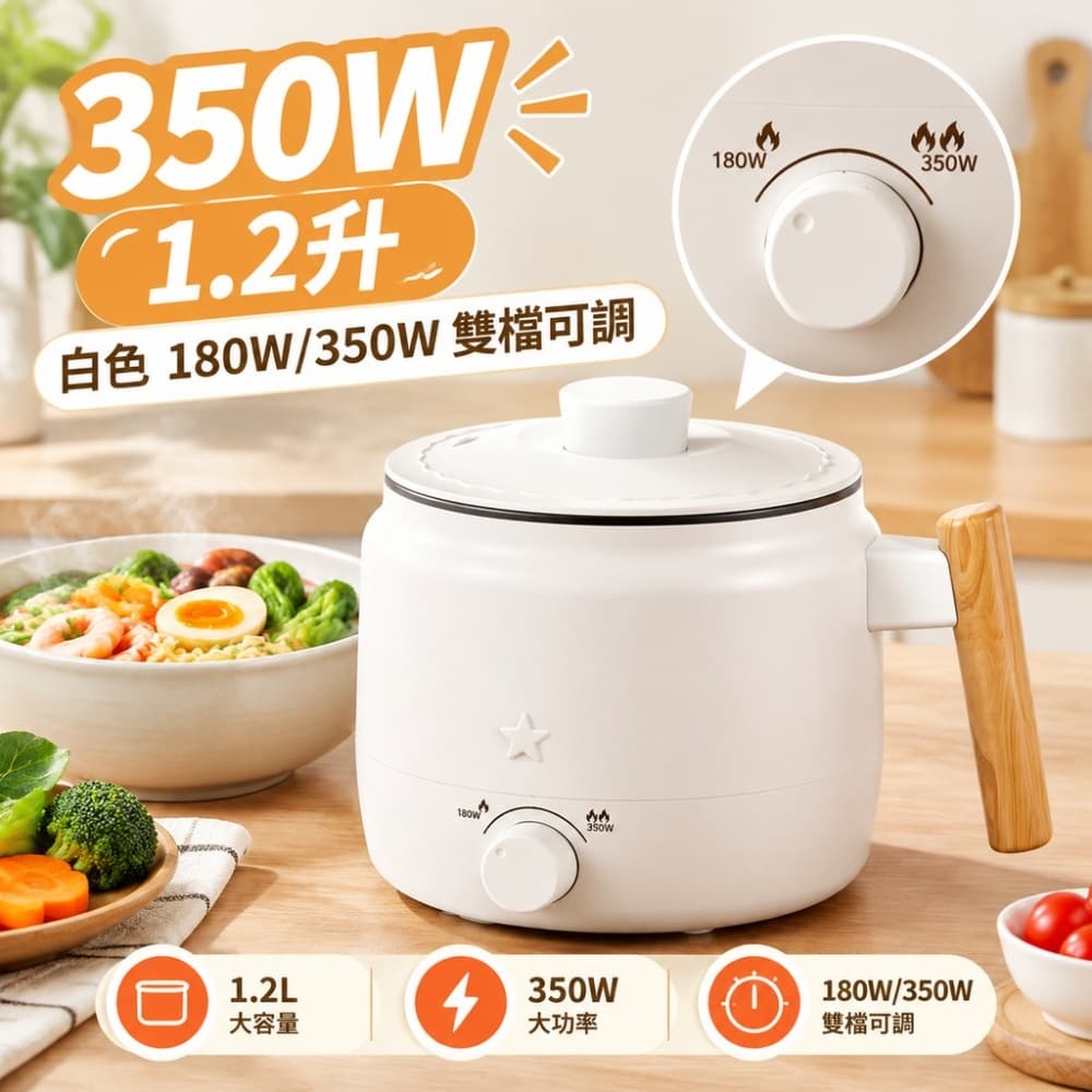 【森百諾】電煮鍋 宿舍鍋 迷你鍋 低耗鍋 煮麵鍋 家用機 單人鍋 速煮鍋 料理機 備餐機 220V 配變壓器