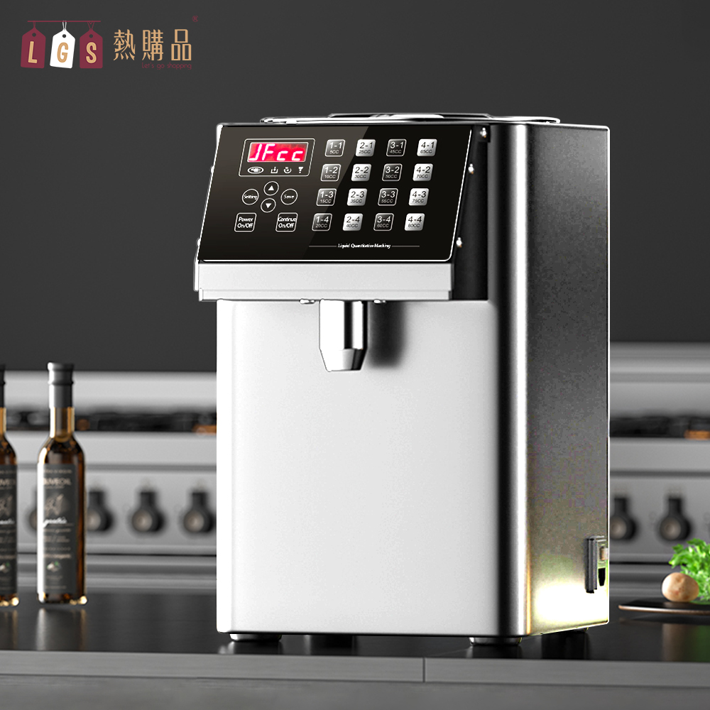 微電脳果糖定量機 果糖定量器 業務用 110V 16段階糖度コントロー　タピオカ 糖果機110v果糖機16鍵全自動果糖定量機微電腦控制8L容量- PChome 24h購物