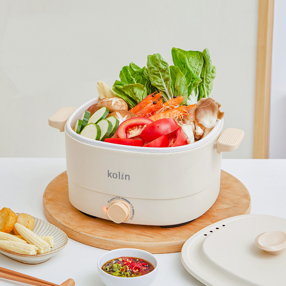 KOLIN 歌林 4L不沾方型料理電火鍋 KHL-LN4002