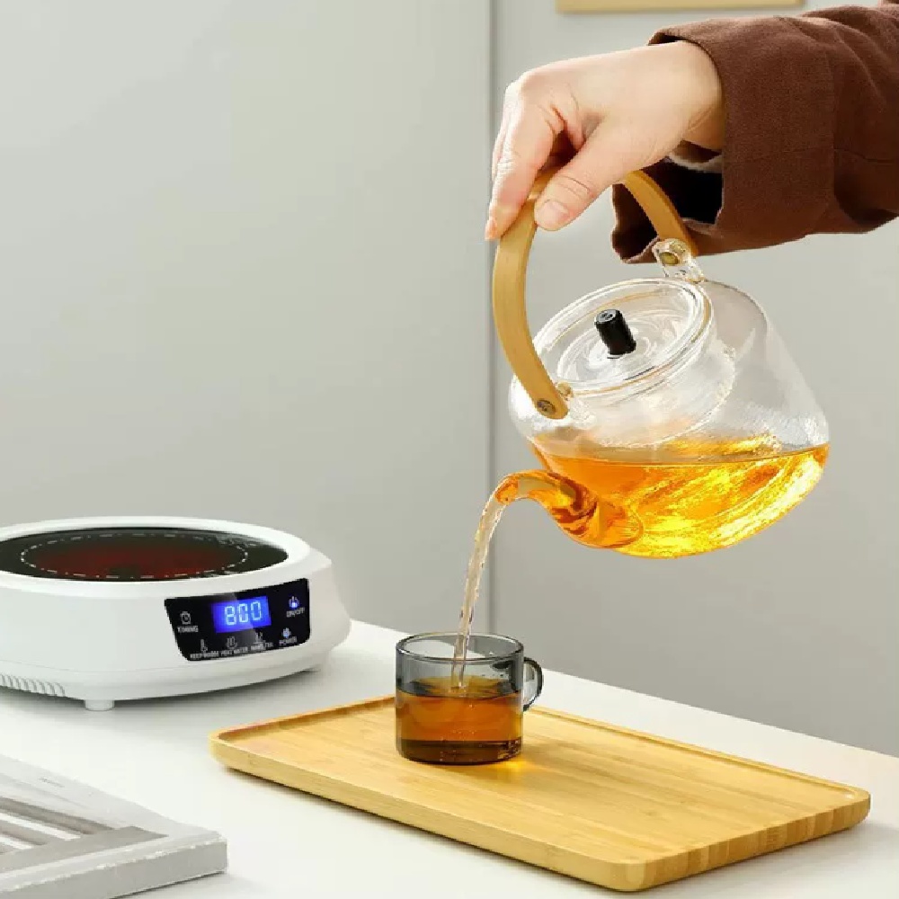 110v泡茶爐 智能煮茶器 電熱茶爐 自動泡茶爐 智能電陶爐 燒水壺 煮茶壺 保溫壺 星空壺 1000ml