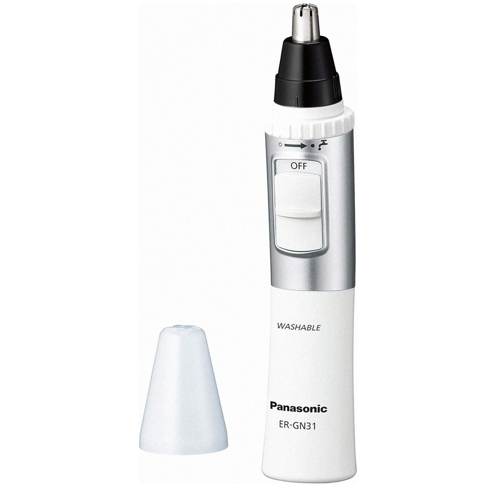 Panasonic 國際牌 日本製 電動鼻毛修剪器 電動鼻毛刀 鼻毛剪 可水洗 二代 (白色)