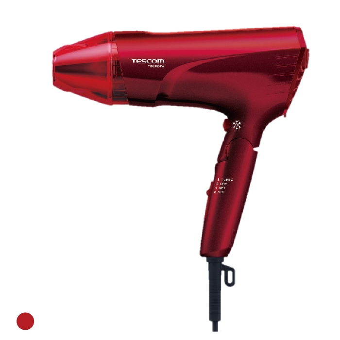 TESCOM 速乾負離子吹風機 TID2400TW紅