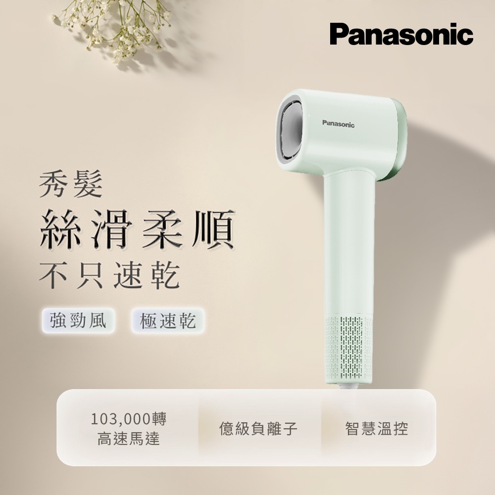 Panasonic 國際牌 BLDC高速馬達負離子吹風機(薄荷綠) EH-NE6L-G
