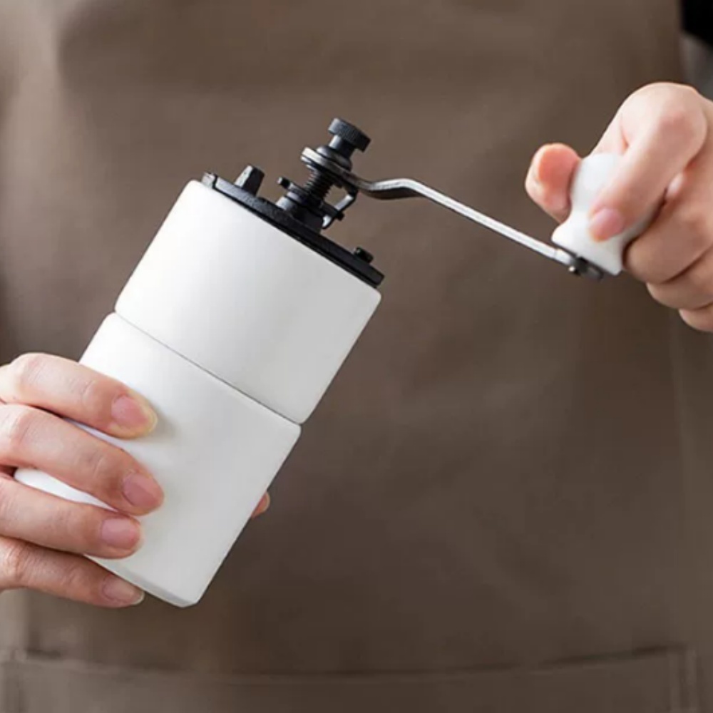 便攜手磨咖啡機 意式手動研磨器 研磨機 手搖磨豆機 家用手沖磨粉器 輕巧便攜 適配多種沖煮