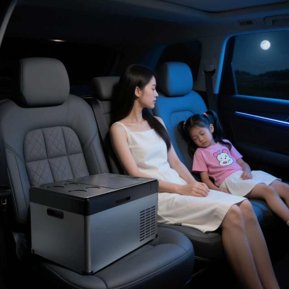 車載冰箱 露營冰箱 戶外冰箱 單門冰箱 單倉冰箱 壓縮機冰箱 冷藏冰箱 220V送變壓器 10.8L