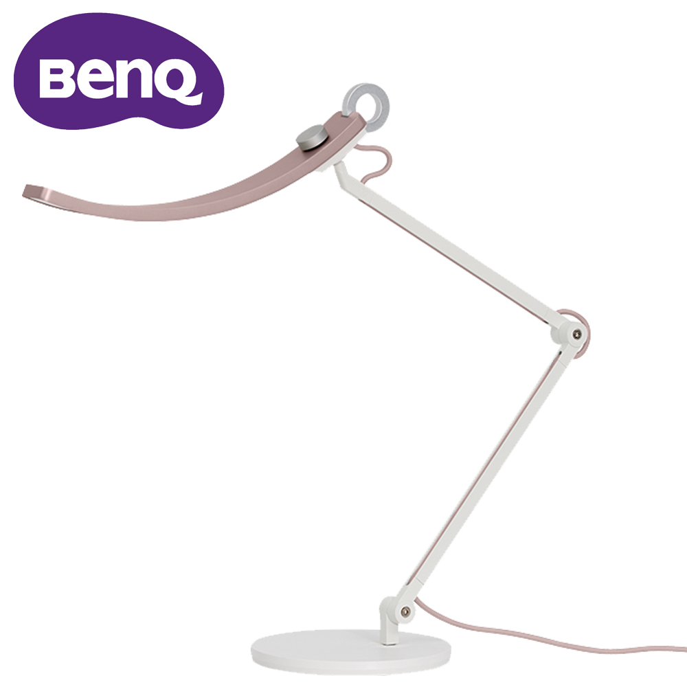 BenQ WiT 智能調光升級版 螢幕閱讀檯燈-落日粉
