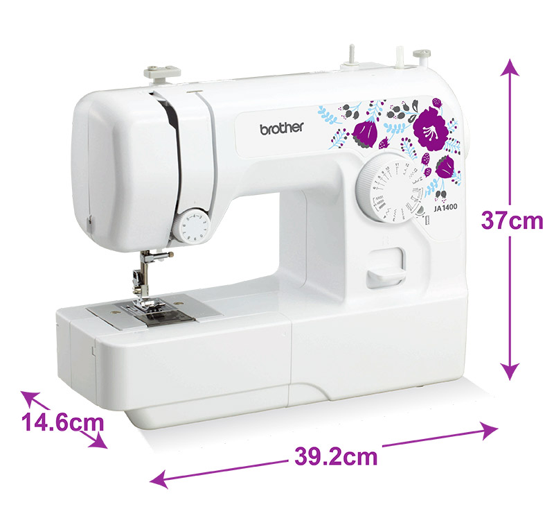 BROTHER 兄弟牌紫語花仙子實用型縫紉機JA-1400(入門機型/服裝系必備