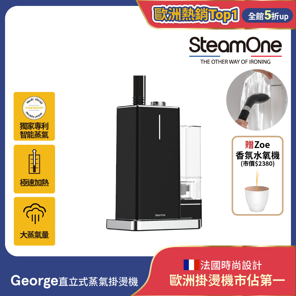 SteamOne George 蒸氣掛燙機 直立掛燙機 掛燙機 直立式 (TWES800B)