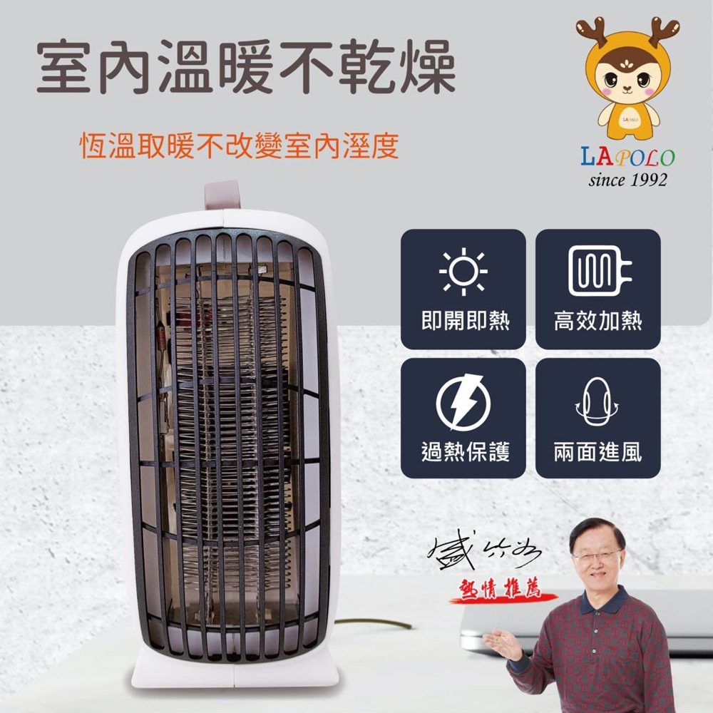 LAPOLO 藍普諾 手提暖風機/電暖爐 LAN6-6102
