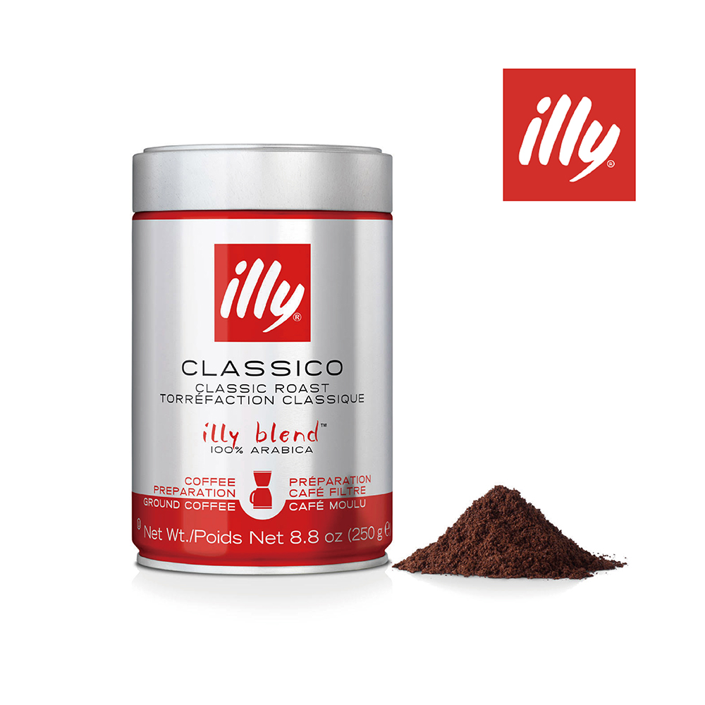 ILLY 【義大利 】中培濾泡咖啡粉