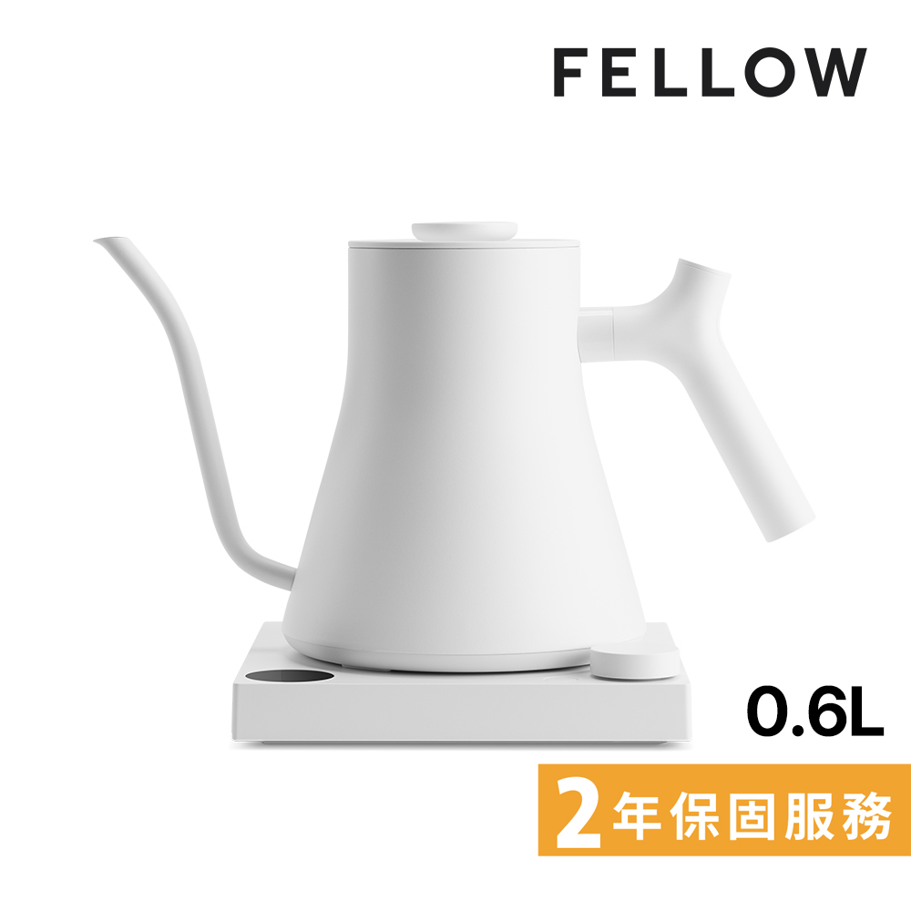 FELLOW Stagg EKG Pro 電子溫控手沖壺 600ml 霧面白(旗艦版/EP26AATW)