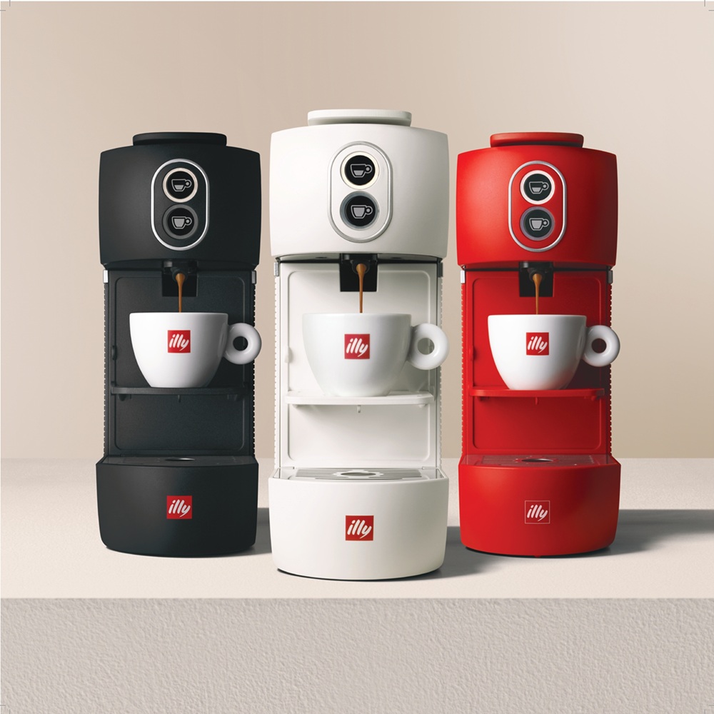 ILLY Easy 咖啡機 適用E.S.E. Pods咖啡易理包(黑/白/紅)+ 54入咖啡易理包