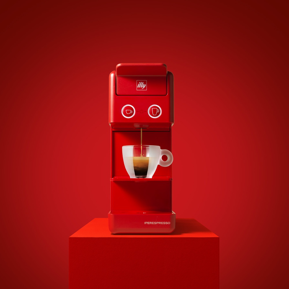 ILLY Y3.3膠囊咖啡機(紅)+ 54入咖啡膠囊
