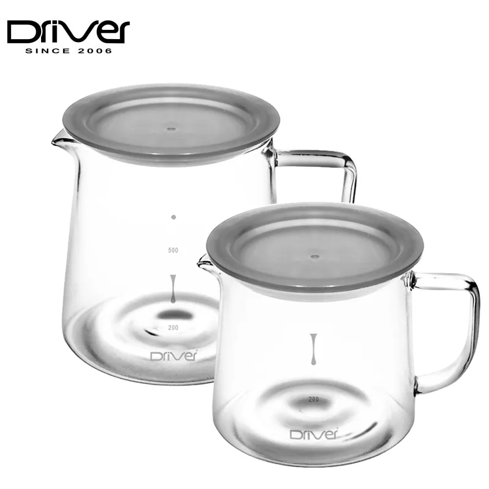 Driver 波紋耐熱玻璃壺600ml(400ml+600ml)共2入