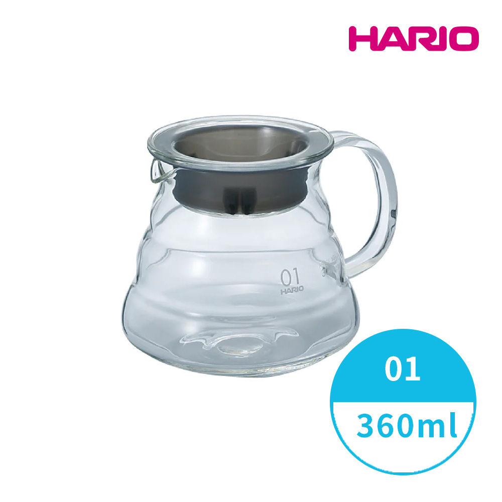 HARIO [  雲朵系列 ] V60雲朵36咖啡 01 玻璃分享壺-透明 360ml [XGS-INT-01TB] 分享壺 咖啡壺 玻璃壺 雲朵壺
