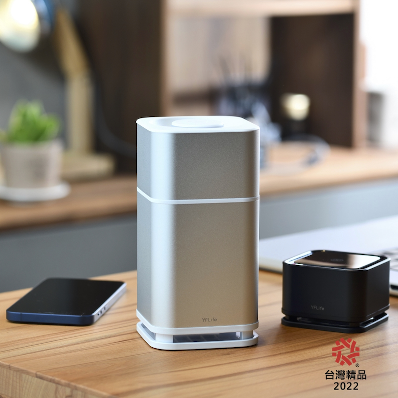 YFLife 圓方生活 AIR6 Plus & 方塊舒2代 光觸媒空氣淨化器 獨家CUPO技術 無耗材除甲醛10坪及車用 空氣淨化器王者