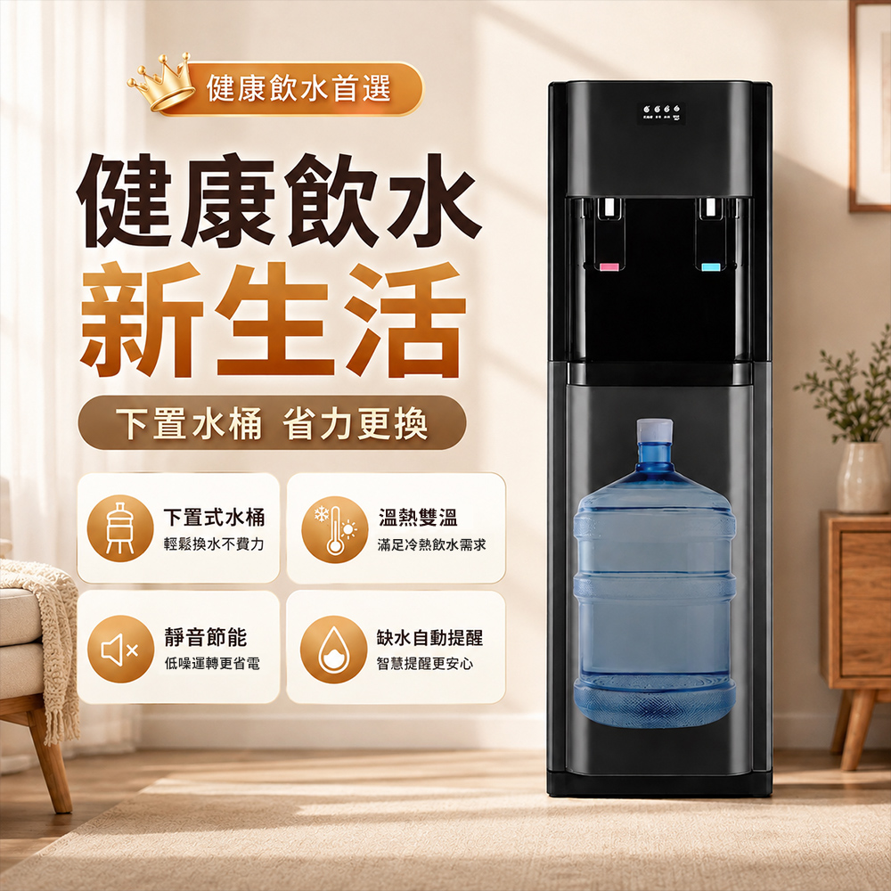 立式飲水機 自動飲水機 開飲機 下置水桶 溫熱飲水機