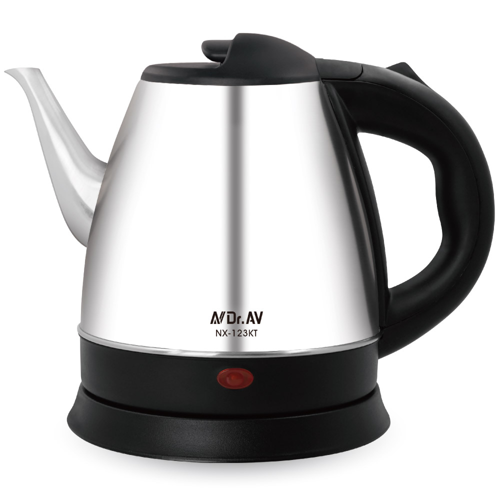 Dr.AV 聖岡科技 NX-123KT長壺嘴 沖泡 1.2L 304不鏽鋼 快煮壺(五星級飯店使用)