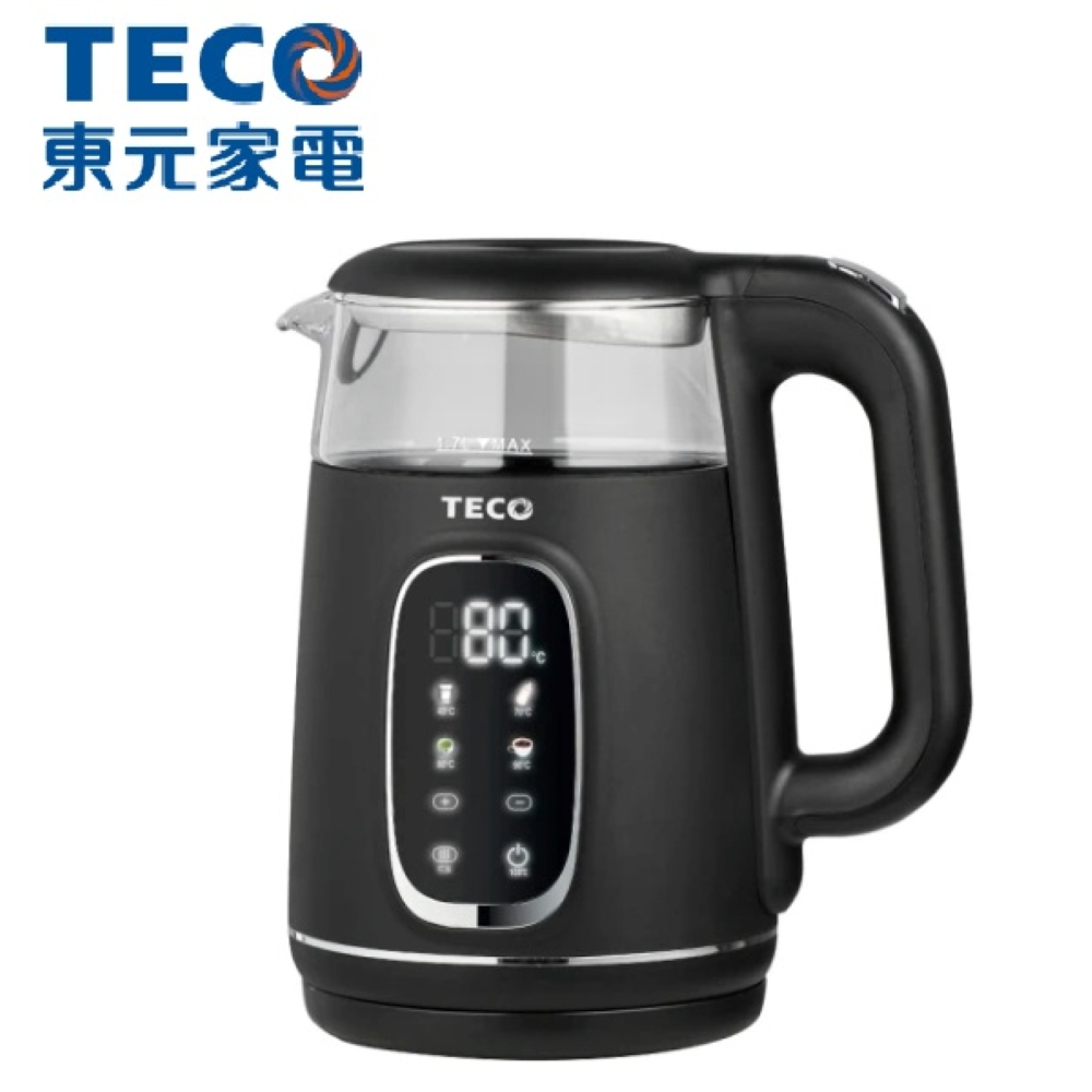TECO 東元1.7L大容量玻璃快煮壺XYFYK1706 - PChome 24h購物