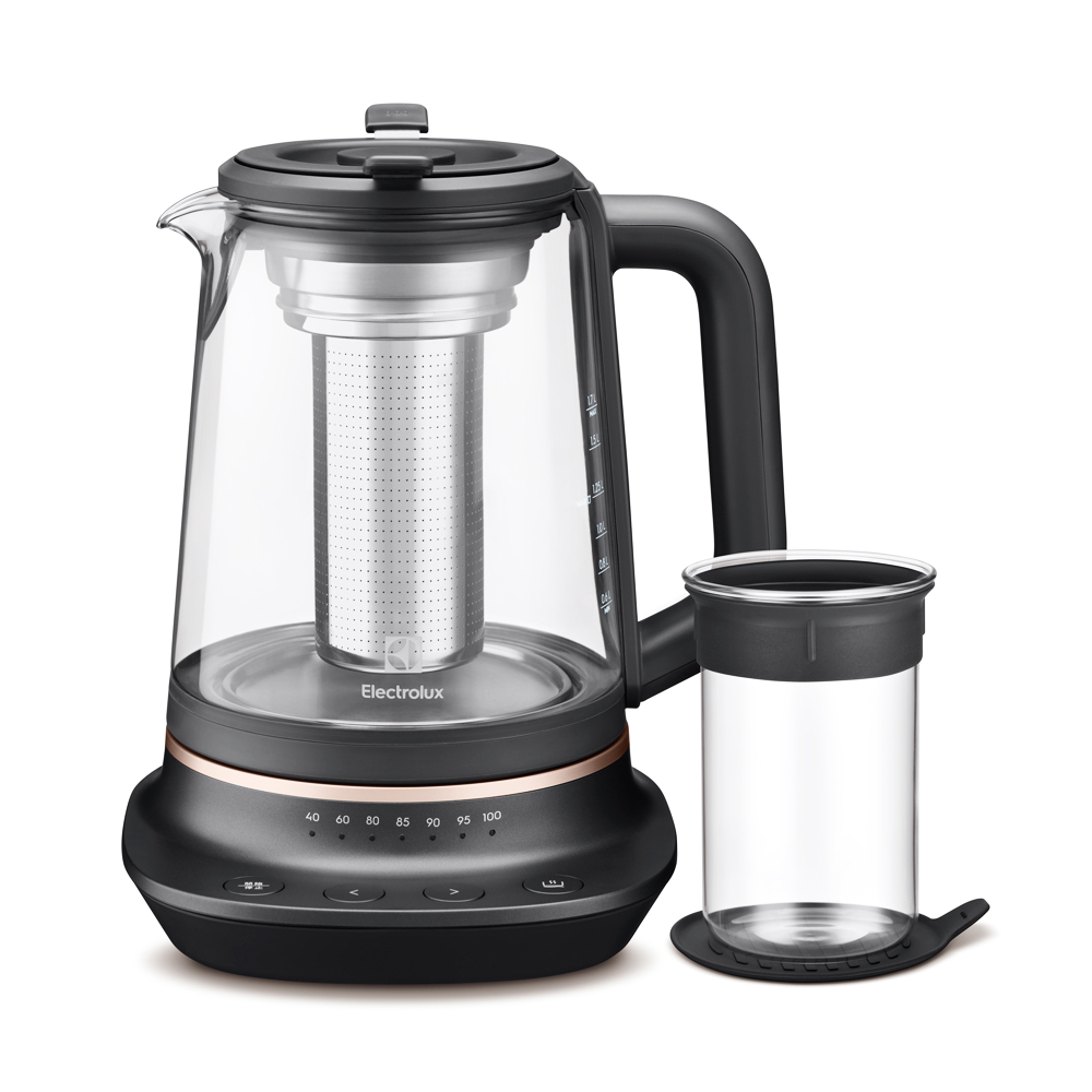 Electrolux 伊萊克斯 1.7公升玻璃智能溫控電茶壺 E7GK1-73BP(其他規格)