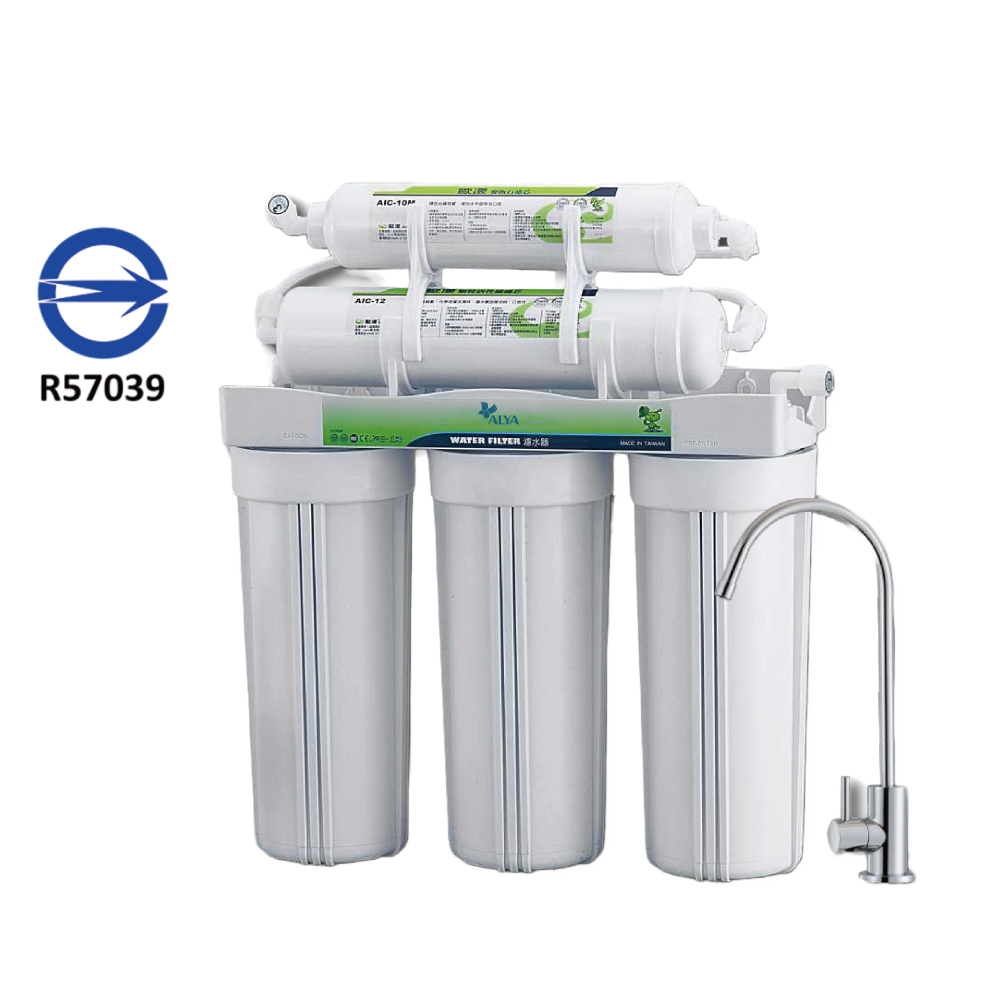 櫥下五道式淨水器 UWF-P501W【已含安裝費】除氯免插電