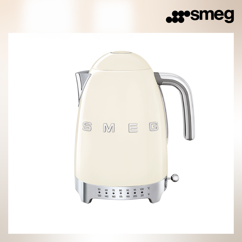 SMEG 義大利控溫式電熱水壺-奶油色_KLF04CRUS（其他規格）