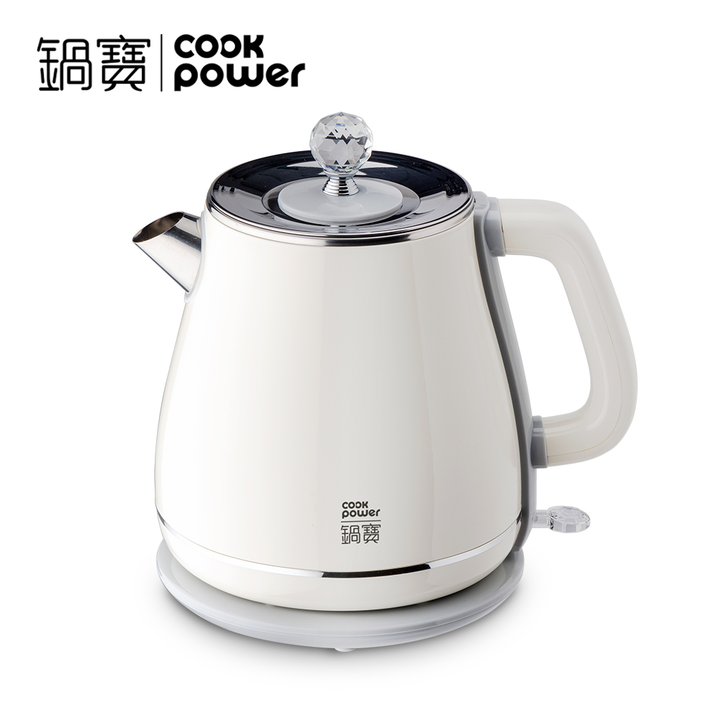 316不鏽鋼雙層防燙快煮壺1.8L-奶油黃(KT-92181YW)