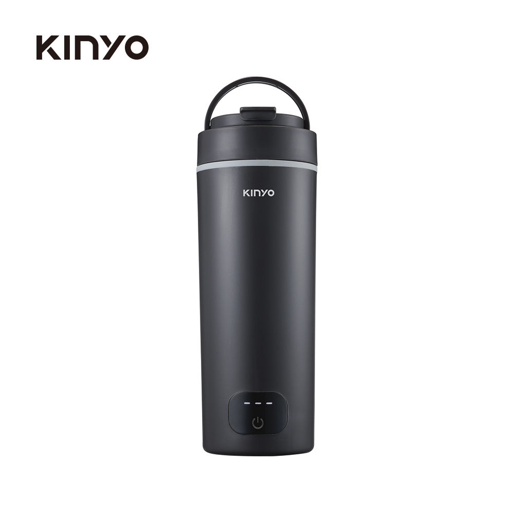 KINYO 智慧溫控寬電壓快煮杯(KIHP-3380GY)-黑色
