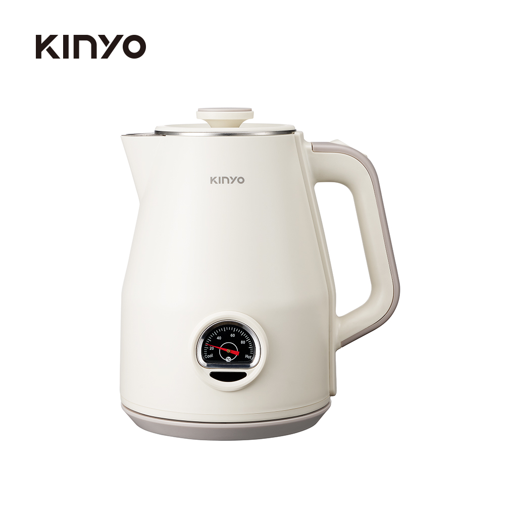 KINYO 1.8L雙層溫度計快煮壺(KIHP-0901)