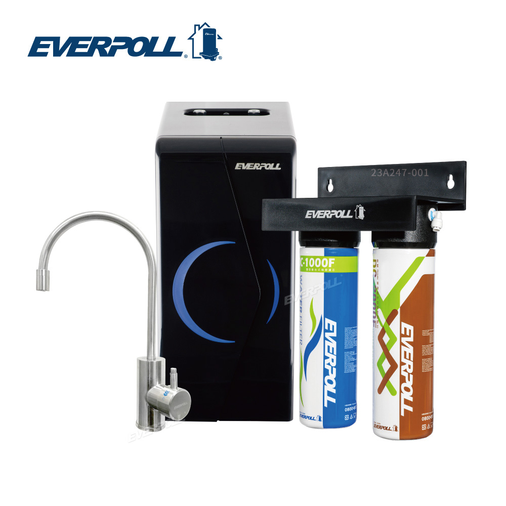EVERPOLL 愛科濾淨 廚下型雙溫無壓飲水機+經典複合淨水器 (EP-168+DCP-3000HA)