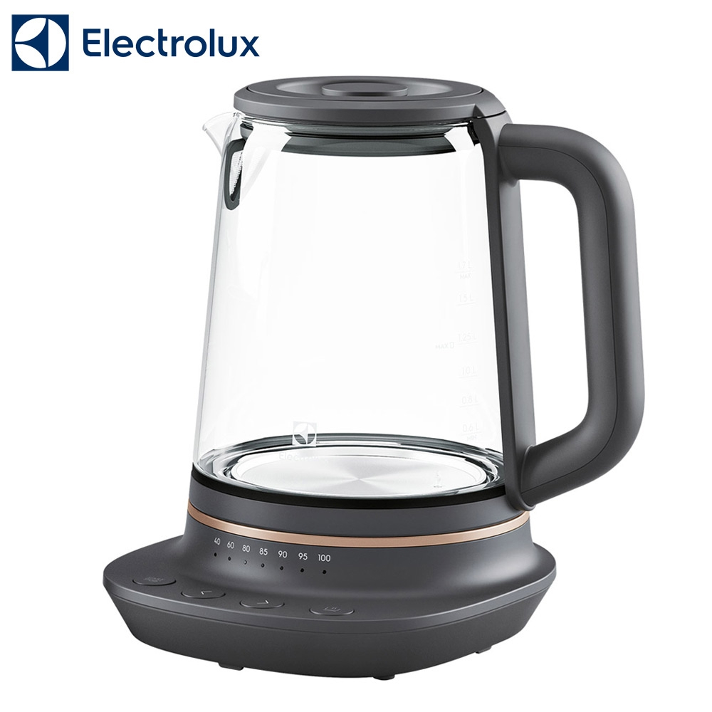 Electrolux 伊萊克斯 多功能玻璃溫控電茶壺 E7GK1-73BP