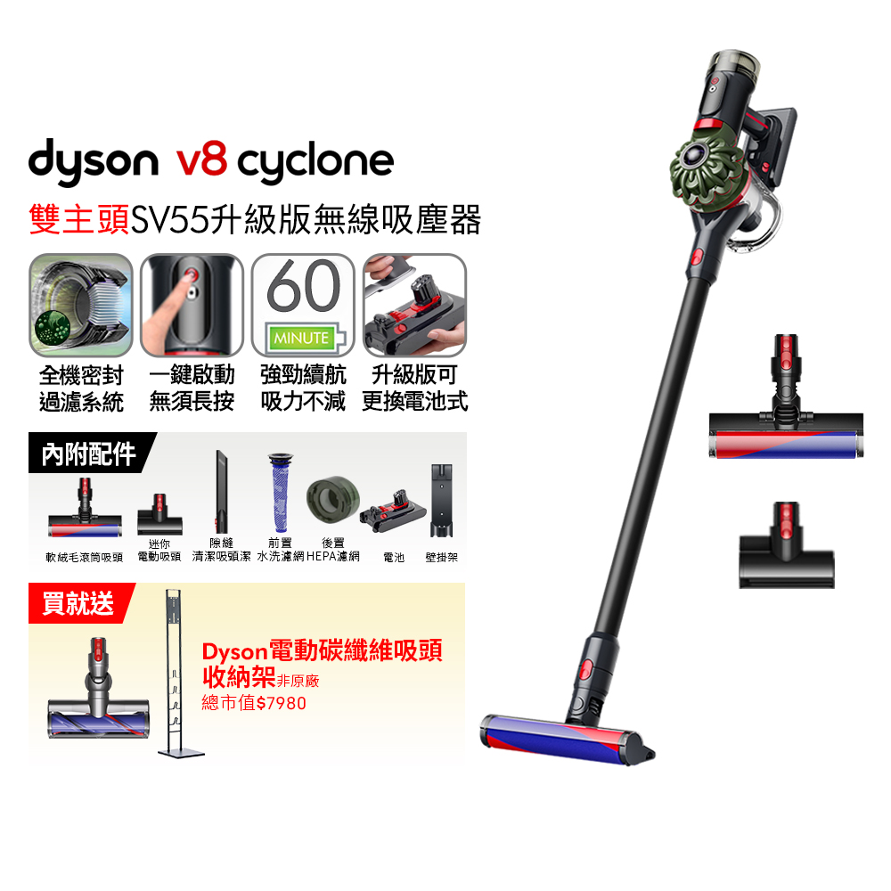 Dyson 戴森Cyclone V10 Fluffy SV12 無線吸塵器- PChome 24h購物