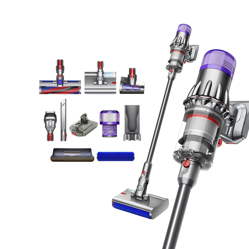 Dyson 戴森SV52 Digital Slim Submarine 輕量乾濕全能洗地吸塵器銀灰