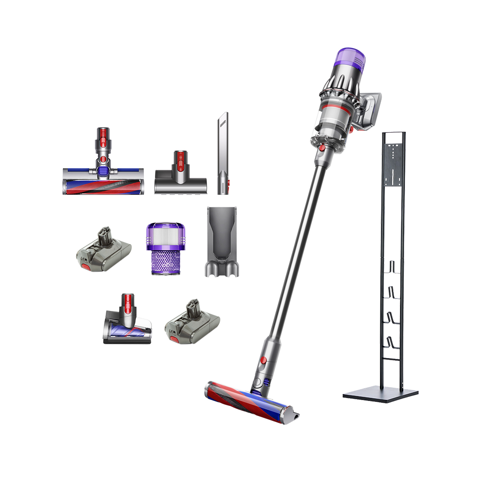 Dyson 戴森SV57 Digital Slim Fluffy 輕量無線吸塵器銀灰(雙電池組