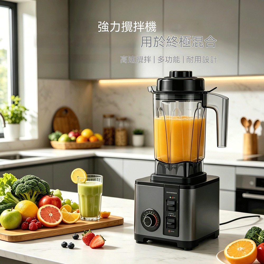 Tounichi 東日 3.5L 營業用破壁調理機 高速細打耐摔散熱耐用 飲料店冰沙果汁磨粉機 110V