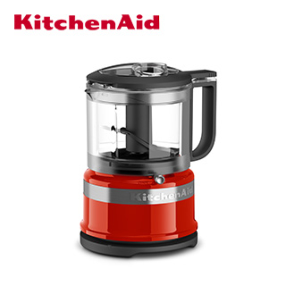 【KitchenAid】3.5 cup 升級版迷你食物調理機(經典紅)