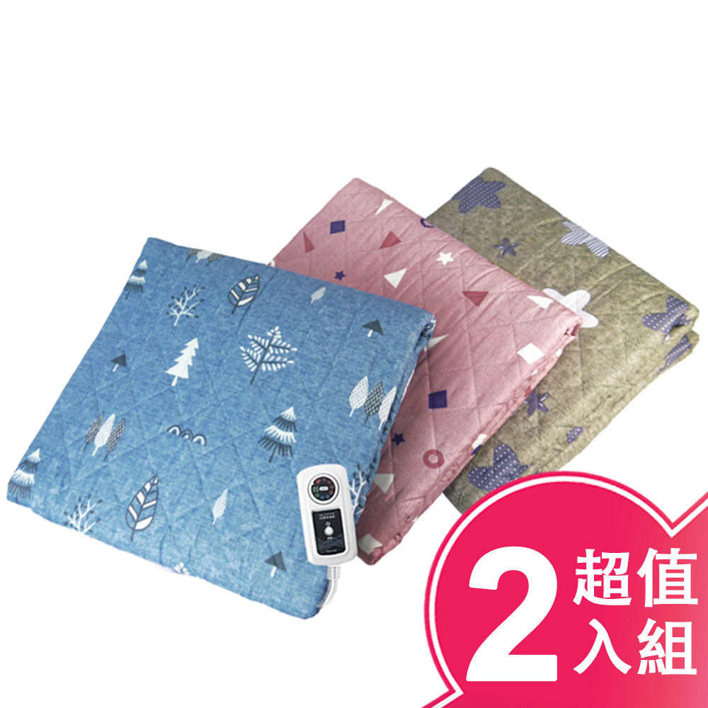甲珍 韓國 7段式恆溫雙人電熱毯(超值二入組) KBR3600