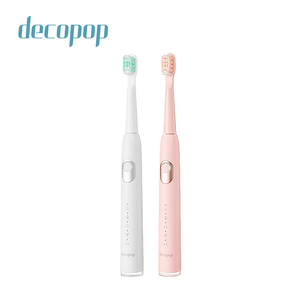 decopop 大可波波 極淨鑽白音波電動牙刷 (DP-253)