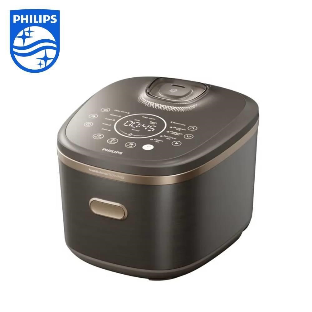 PHILIPS 飛利浦 粒粒安不鏽鋼0塗層電子鍋IH智慧電子鍋(HD7000/90)
