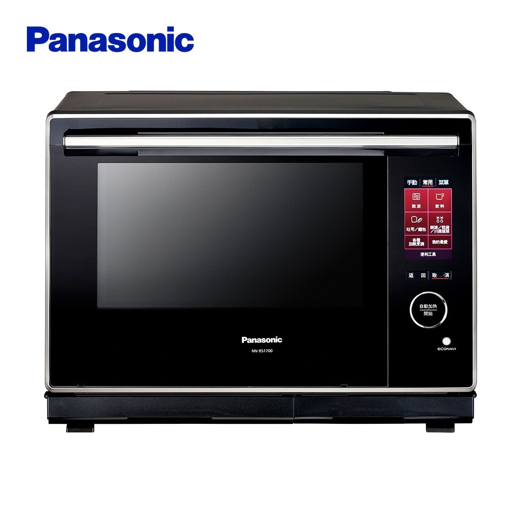 Panasonic 國際牌 30L平台式變頻蒸烘烤微電腦微波爐 NN-BS1700 (全新箱損品)