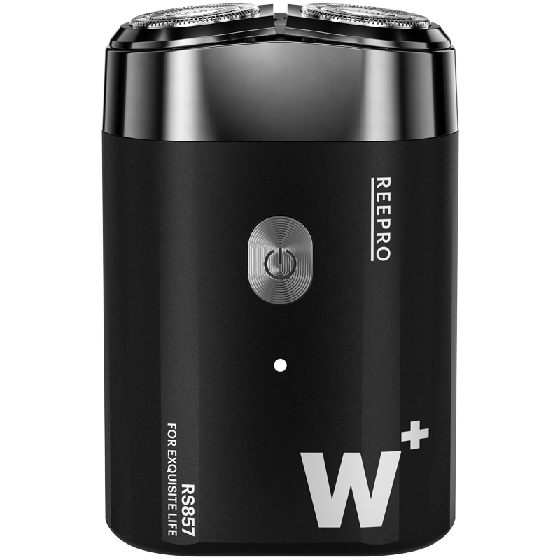 【REEPRO 瑞普樂】迷你雙頭電動電鬍刀 RS857|型男口袋小鋼炮 (乾濕兩用/Type-C快充)