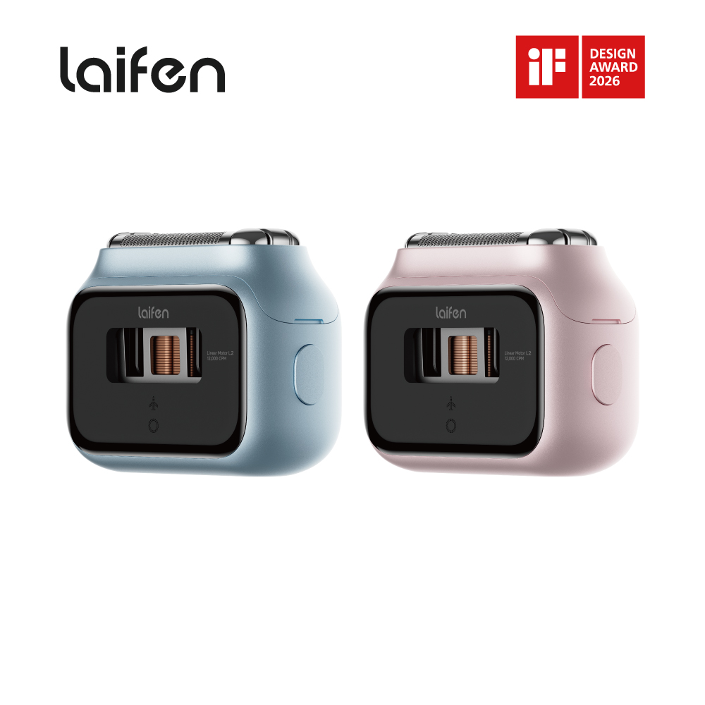 Laifen 徠芬 P3 Pro 往復式電動刮鬍刀 (藍/粉) 179g 鋁合金一體成形 全機防水 支援快充 2年保固