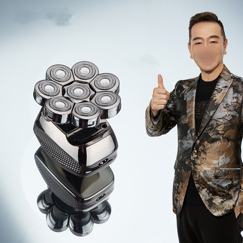 【伊達】理髮器 八刀頭光頭神器 剃光頭機 電動剃頭器 專用自助刮光頭 男剃須刀 刮胡刀