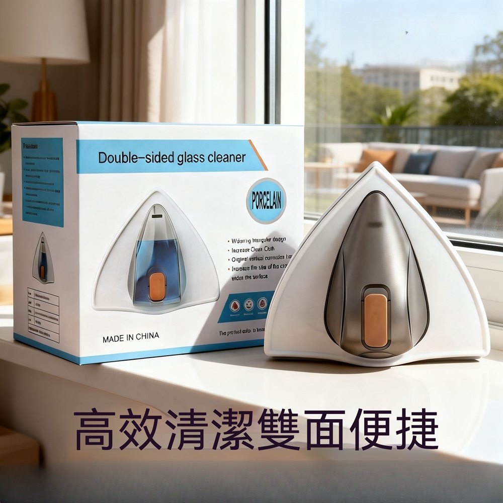 【Quality 聚家】雙面擦玻璃神器 擦窗戶神器 玻璃清潔 擦玻璃 擦窗器 玻璃擦 擦窗機 自動出水/強勁吸附